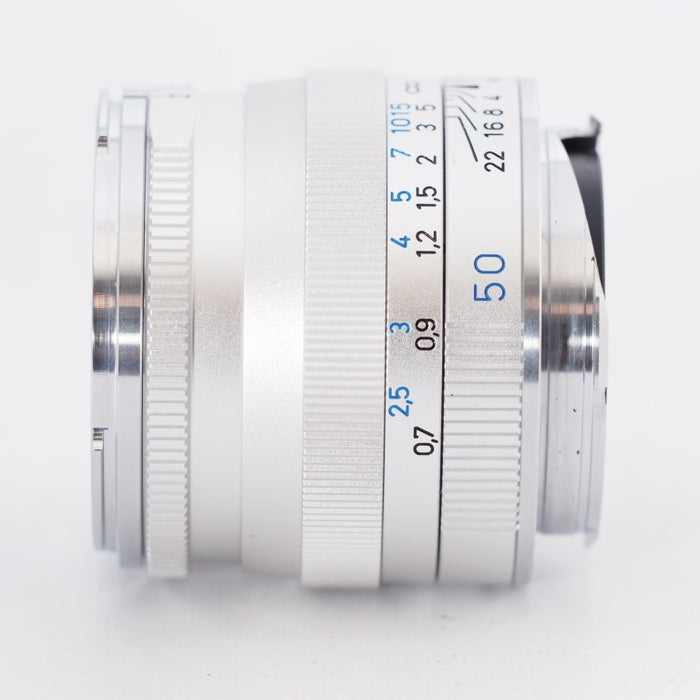 CarlZeiss カールツァイス プラナー Planar T* 50mm f2 ZM SV シルバー Leica Mマウント #9811