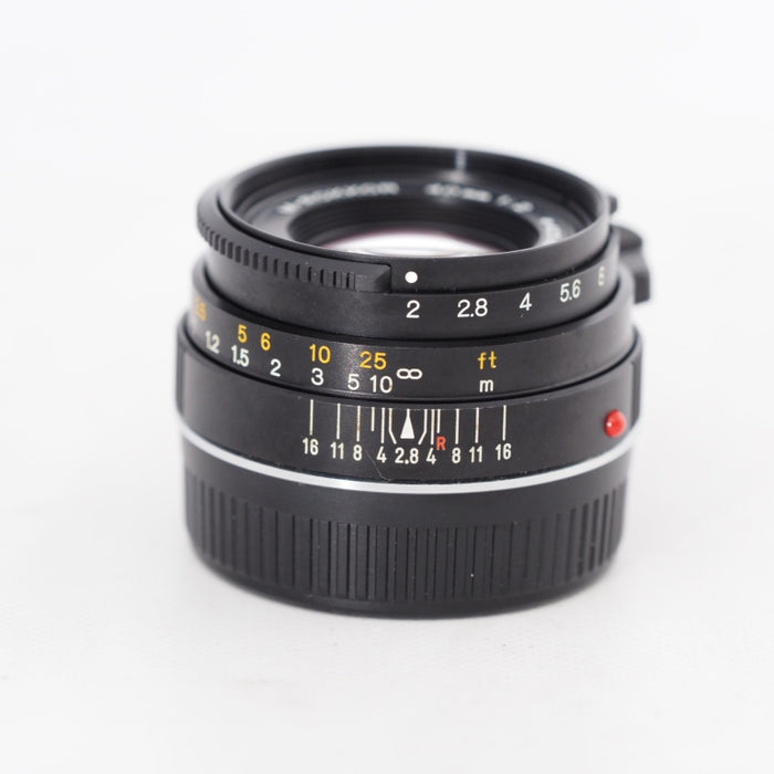 MINOLTA ミノルタ M-ROKKOR 40mm f2 ロッコール Mマウント ラバーレンズフード付き #12983