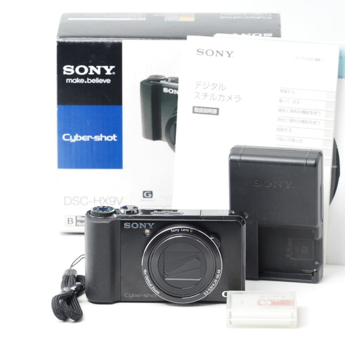 SONY デジタルカメラ Cybershot HX9V 1620万画素CMOS 光学x16 ブラック DSC-HX9V/B #15136