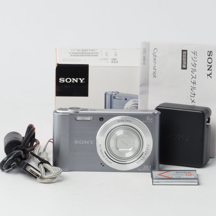 SONY Cyber-shot W810 光学6倍 ‎2010万画素 シルバー DSC-W810-S #16205