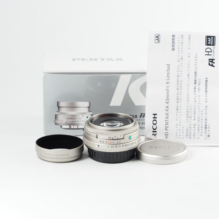 ペンタックス HD PENTAX-FA 43mmF1.9 Limited シルバー 標準単焦点レンズ 20150 #14209