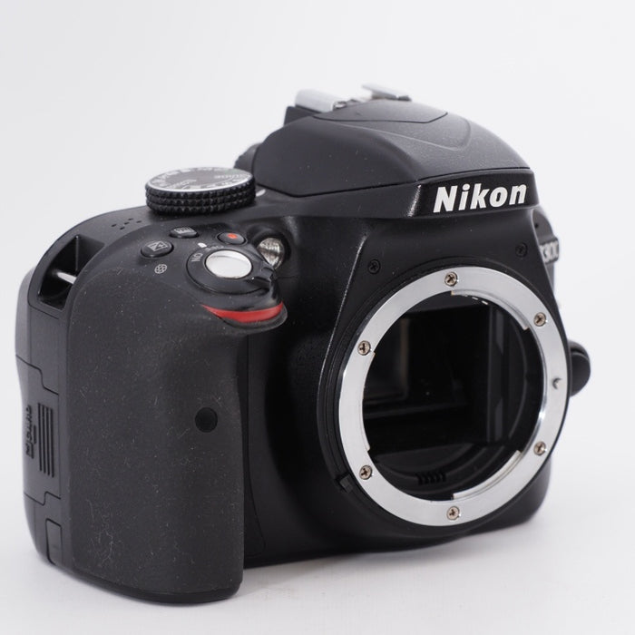 【ジャンク品】Nikon ニコン デジタル一眼レフカメラ D3300 ボディ ブラック D3300BK #10112