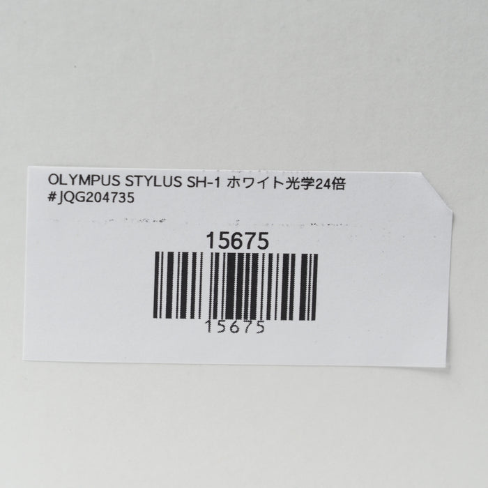 OLYMPUS STYLUS SH-1 ホワイト光学24倍 #15675