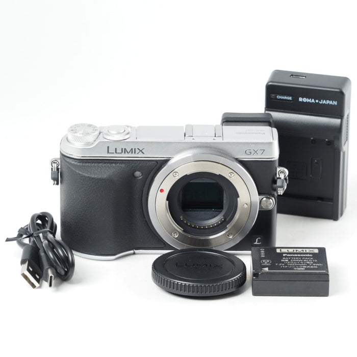 Panasonic LUMIX GX7 ボディ シルバー パナソニック ミラーレス一眼レフカメラ DMC-GX7-S #14489