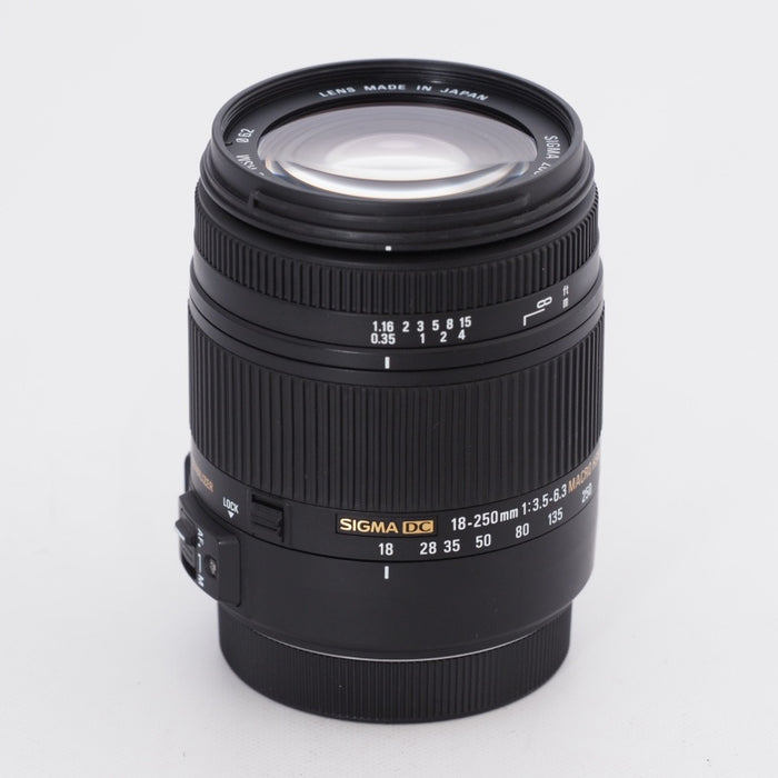 SIGMA シグマ 高倍率ズームレンズ 18-250mm F3.5-6.3 DC MACRO OS HSM キヤノン EFマウント APS- —  カメラ本舗