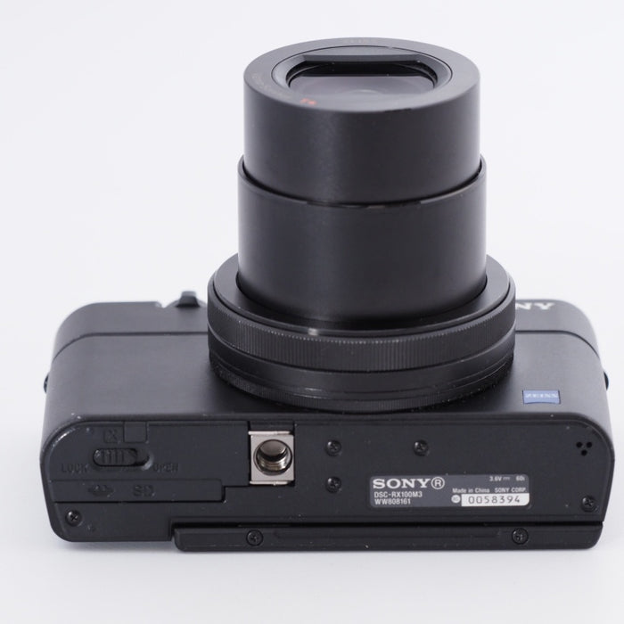 SONY ソニー コンパクトデジタルカメラ Cyber-shot RX100III ブラック 光学ズーム2.9倍(24-70mm) DSC-RX100M3 #9421