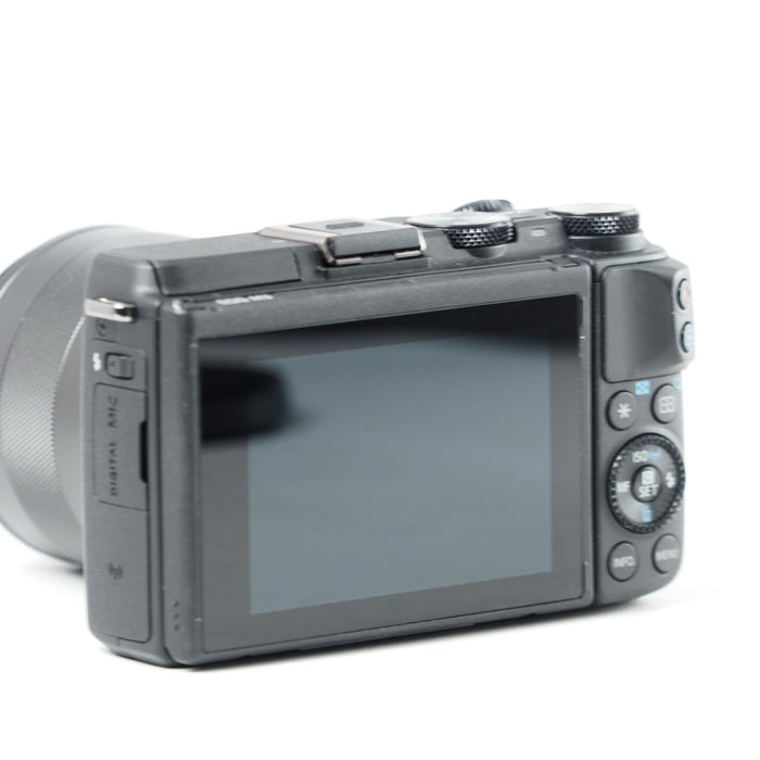 Canon ミラーレス一眼カメラ EOS M3 レンズキット ブラック EF-M18-55mm F3.5-5.6 IS STM 付属 EOSM3BK-1855ISSTMLK #14176