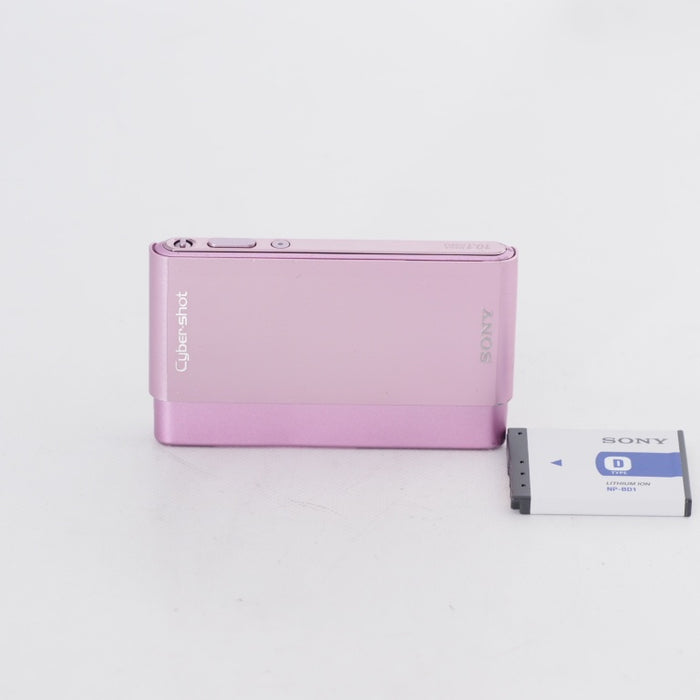 SONY ソニー デジタルカメラ Cyber-Shot サイバーショット T77 (1010万画素/光学x4/3.0型タッチパネル液晶) ピンク DSC-T77/P  #11790