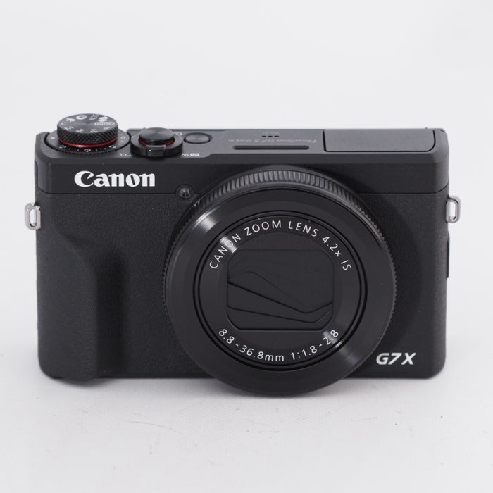 Canon キヤノン コンパクトデジタルカメラ PowerShot G7 X Mark III ブラック 1.0型センサー/F1.8レンズ/ — カメラ 本舗