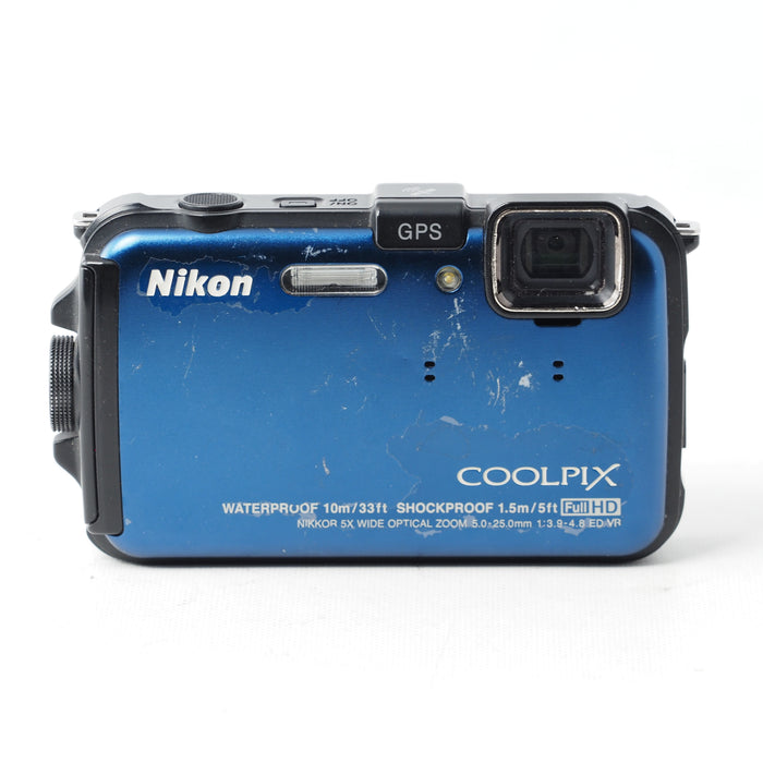 Nikon デジタルカメラ COOLPIX AW100 オーシャンブルー AW100BL #15792