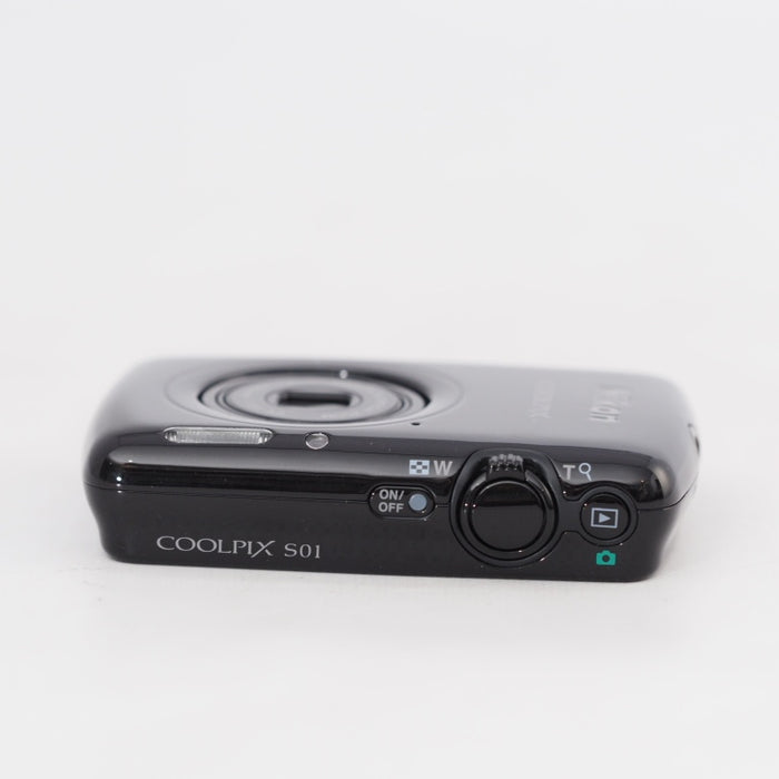 Nikon ニコン コンパクトデジタルカメラ COOLPIX S01 超小型ボディ タッチパネル液晶 ブラック S01BK #13336
