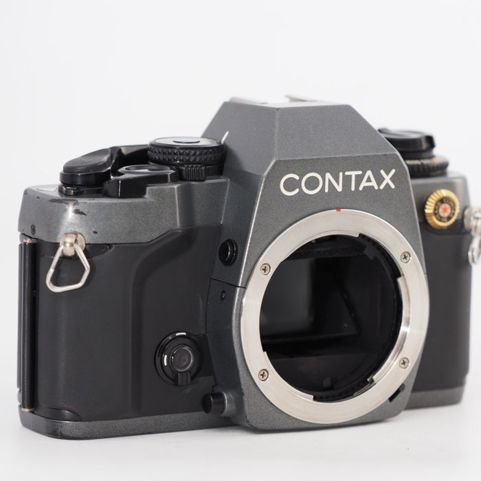 CONTAX 159MM 10周年記念 ボディ グレー ワインダー W-7 専用カラー 10周年 シンクロキャップ付属 コンタックス #13342