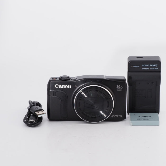 Canon キヤノン デジタルカメラ PowerShot SX710 HS ブラック 光学30倍ズーム PSSX710HS(BK) #11233