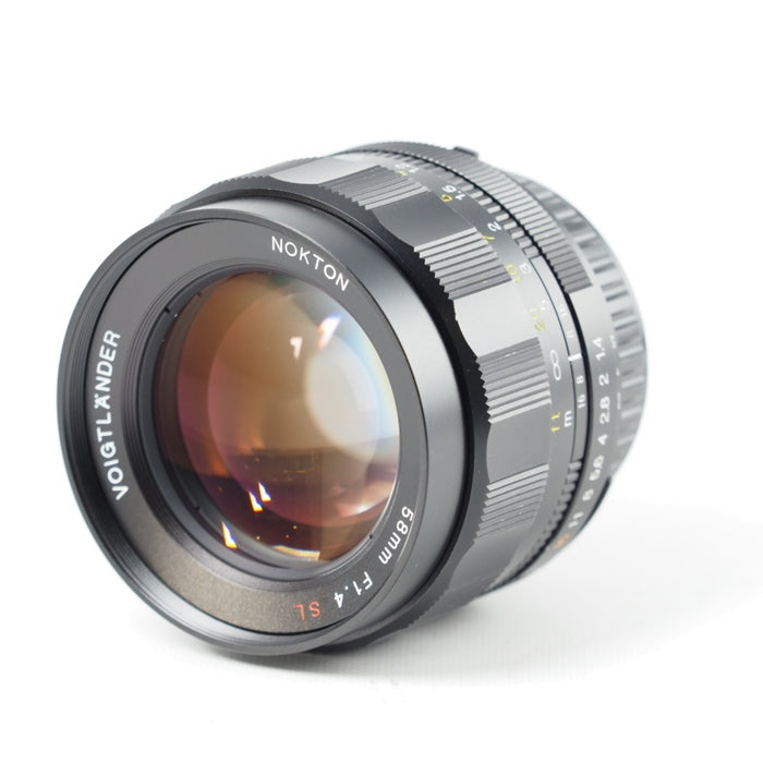 VoightLander NOKTON 58mm F1.4 SLIIS Ai-S ニコン Fマウント シルバーリム フォクトレンダー 単焦点レンズ #14360