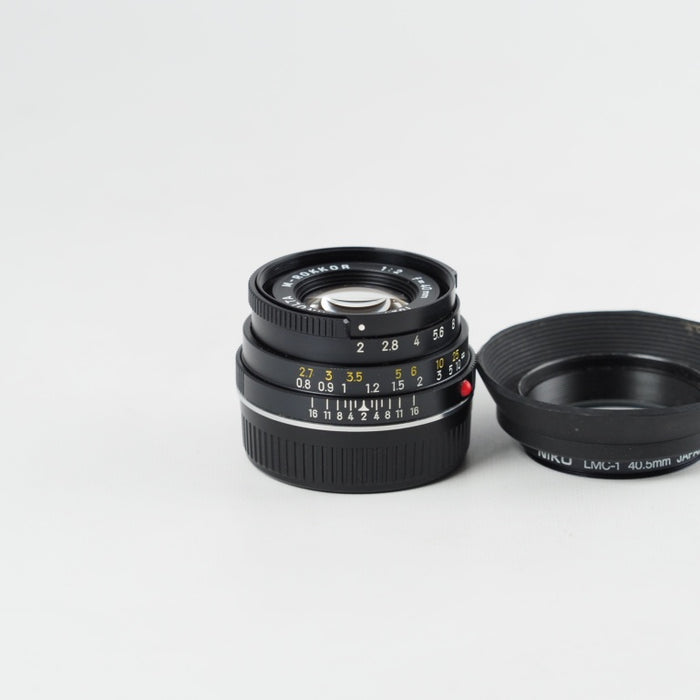 MINOLTA ミノルタ M-ROKKOR 40mm f/2 Lens Leica Mマウント CL CLE #13663