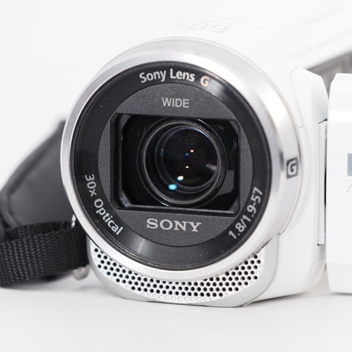 SONY ビデオカメラ Handycam HDR-CX680 ホワイト 内蔵メモリー64GB 光学ズーム30倍 HDR-CX680 W #13064