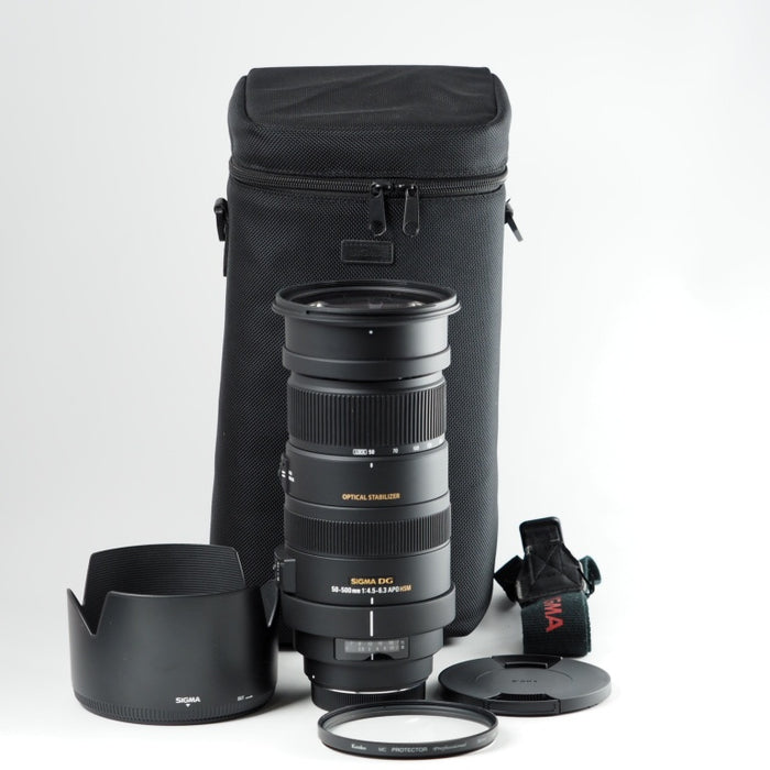 SIGMA シグマ 望遠ズームレンズ APO 50-500mm F4.5-6.3 DG OS HSM キヤノン EFマウント用 フルサイズ対応 高倍率ズーム 738549 #14094