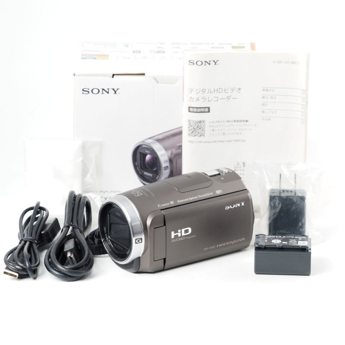 SONY ソニー ビデオカメラ Handycam 光学30倍 内蔵メモリー64GB ブロンズブラウンHDR-CX680 TI #13750