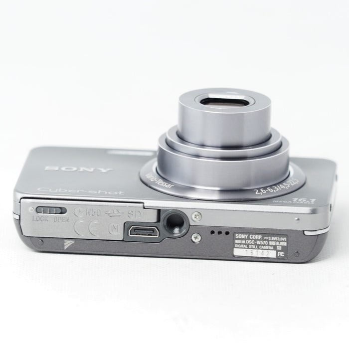 SONY Cyber-Shot W570 1610万画素CCD シルバー DSC-W570/S #14921