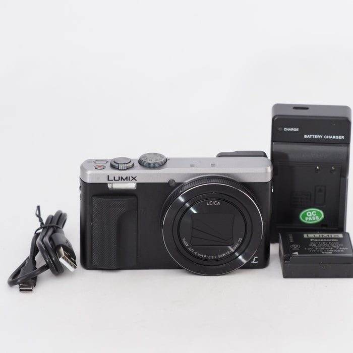 Panasonic コンパクトデジタルカメラ LUMIX TZ85 光学30倍 Wi-Fi搭載 シルバー DMC-TZ85-S #13393