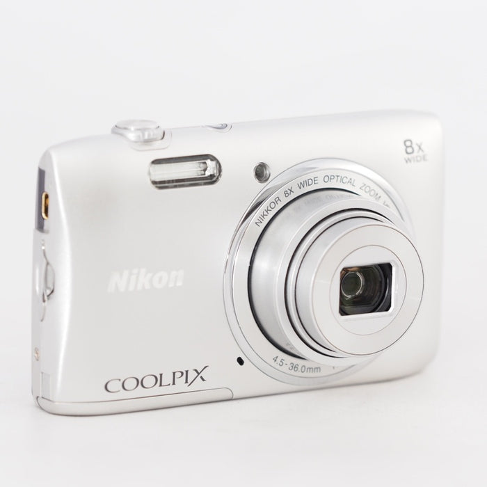 Nikon ニコン デジタルカメラ COOLPIX S3600 8倍ズーム 2005万画素 クリスタルシルバー S3600SL #13367