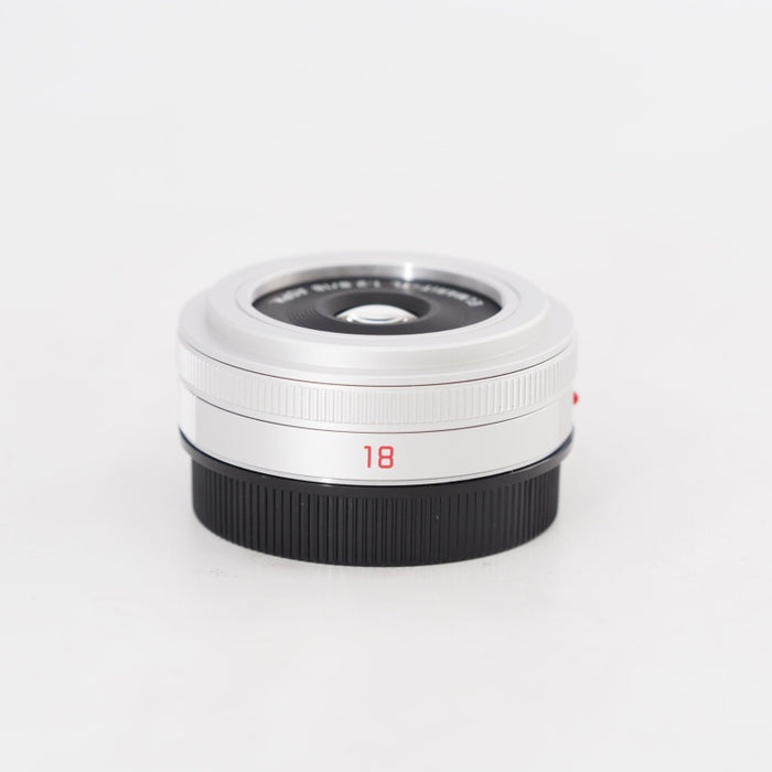 Leica ライカ Elmarit-TL 18mm f2.8 非球面パンケーキレンズ APS-Cフォーマット Lマウント エルマリートTL TL2 シルバー #13270