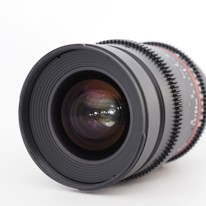 SAMYANG VDSLR 24mm T1.5 キヤノン EF用 サムヤン 動画用単焦点広角レンズ 映画撮影等 フルサイズ対応 #12973