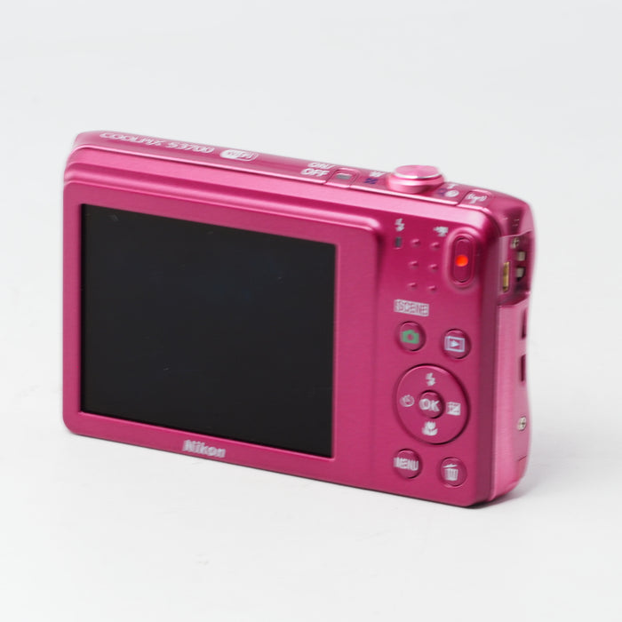 Nikon COOLPIX S3700 ピンク 光学8倍ズーム 2005万画素 S3700PK #16007