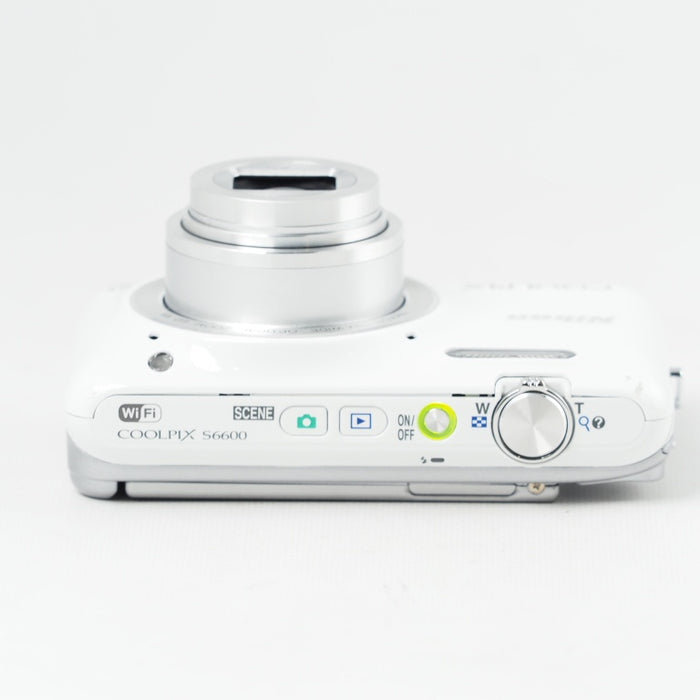 Nikon デジタルカメラ COOLPIX S6600 ナチュラルホワイト S6600WH #14391
