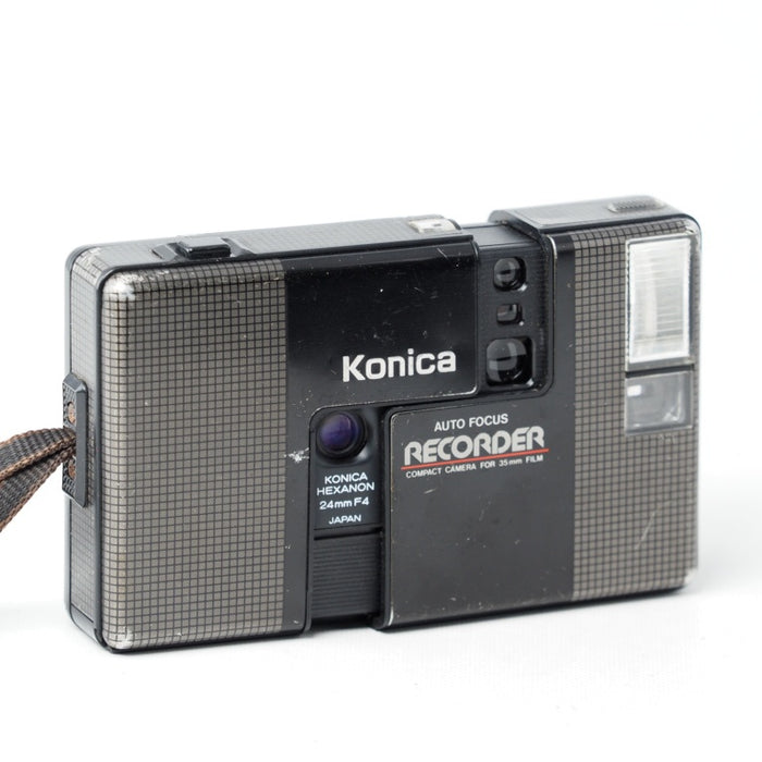 KONICA コニカ AUTO FOCUS RECORDER HEXANON 24mm F4 コンパクトフィルムカメラ #14909