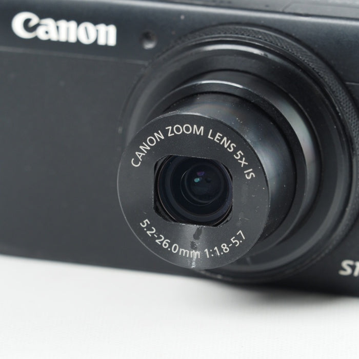 Canon キヤノン デジタルカメラ PowerShot S120 ブラック F値1.8 広角24mm 光学5倍ズーム PSS120(BK)  #13798