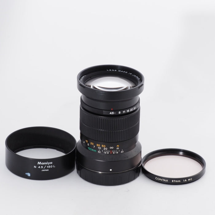 Mamiya マミヤ G 150mm F4.5 L MF Lens For New Mamiya 6 w/ Hood 中判カメラ レンズ #11286