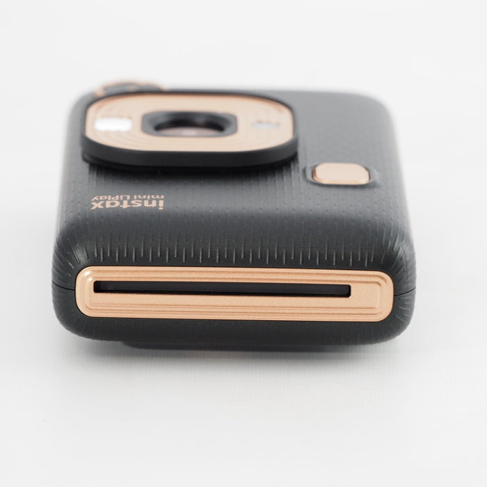 FUJIFILM 富士フイルム チェキ インスタントカメラ/スマホプリンター instax mini LiPlay エレガントブラック INS MINI HM1 ELEGANT BLACK #13608