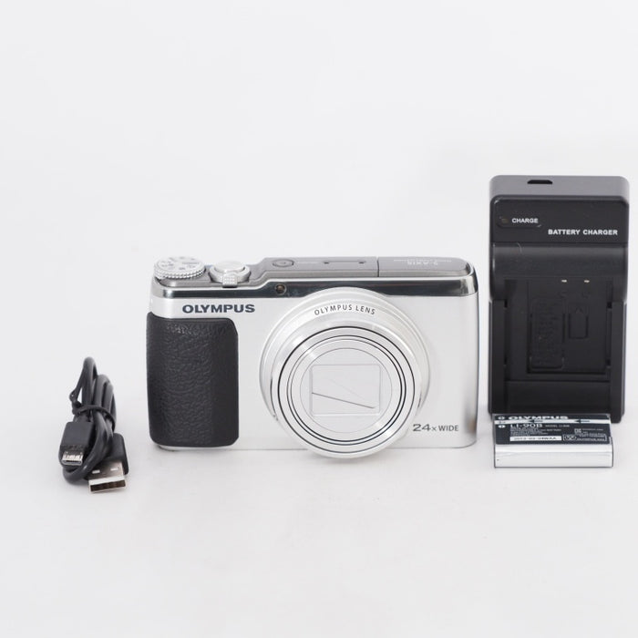 OLYMPUS オリンパス デジタルカメラ STYLUS SH-60 光学24倍&超解像48倍ズーム シルバー SH-60 SLV #12345