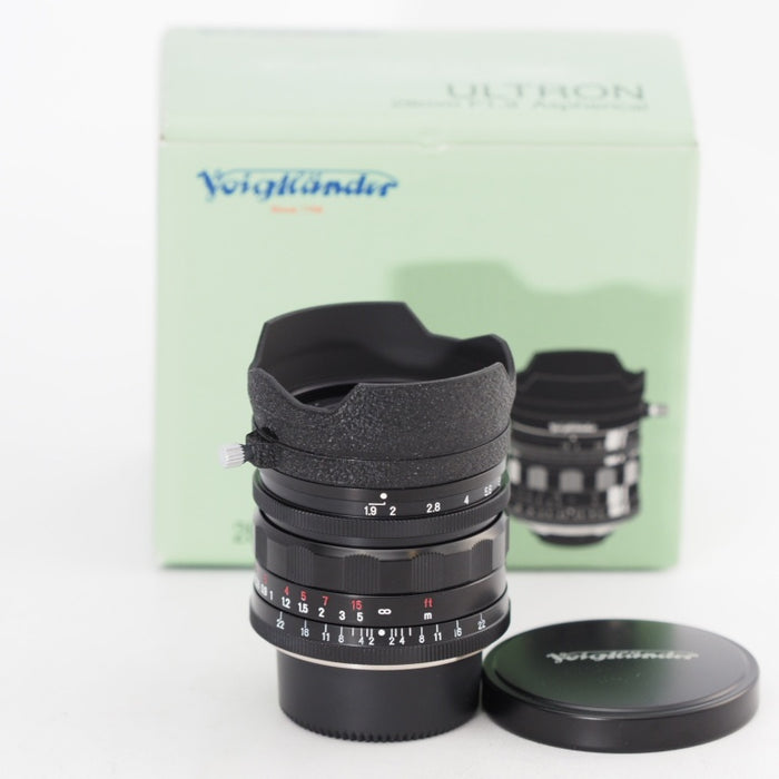 Voigtlander フォクトレンダー コシナ Ultron ウルトロン 28mm F1.9 ブラックペイント Leica L39 ライカ Lマウント #13467