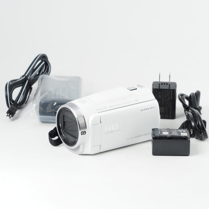 SONY Handycam CX680 光学30倍 内蔵メモリー64GB ホワイト ソニー ビデオカメラ HDR-CX680 W #14501