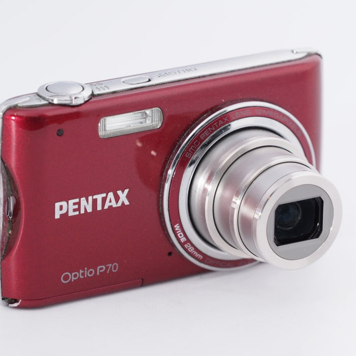 PENTAX ペンタックス OPTIO (オプティオ) P70 RED 1200万画素 光学4倍ズーム OPTIOP70RE #10266