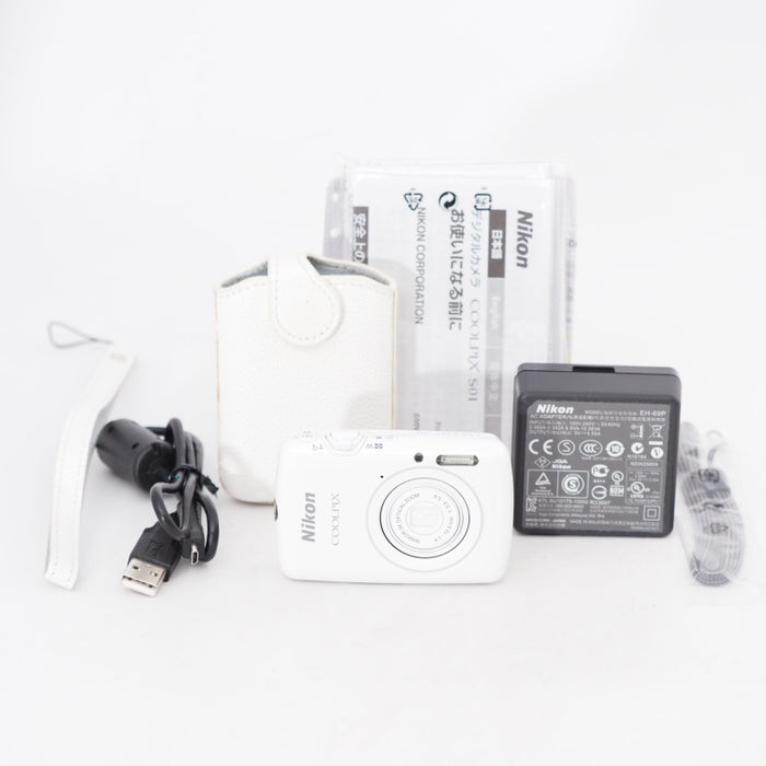 Nikon デジタルカメラ COOLPIX S01 超小型ボディー タッチパネル液晶 ホワイト S01WH #13405