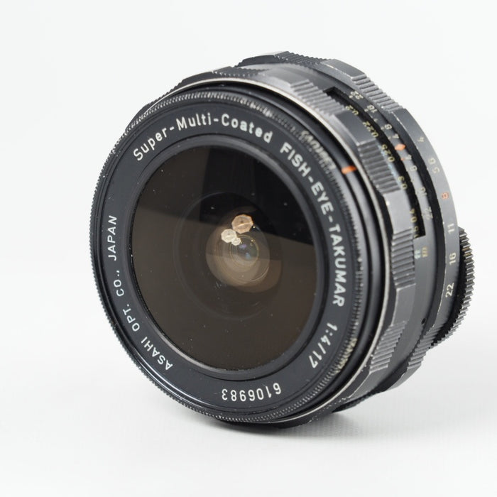 Asahi Pentax ペンタックス Fish Eye Takumar 17mm F4 Lens For M42 魚眼レンズ フィッシュアイ #13642