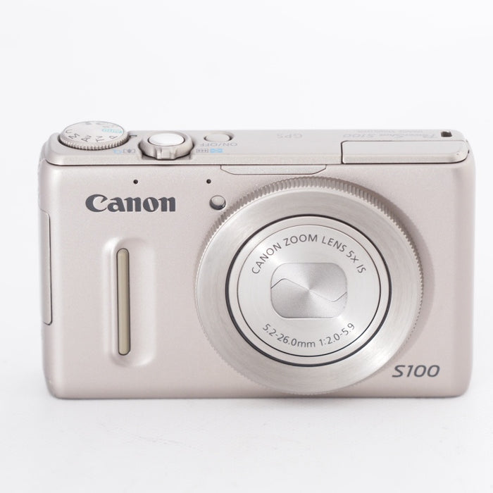 Canon キヤノン コンパクトデジタルカメラ PowerShot S100 シルバー PSS100(SL) 1210万画素 広角24mm 光学5倍ズーム 3.0型TFT液晶カラーモニター #11690