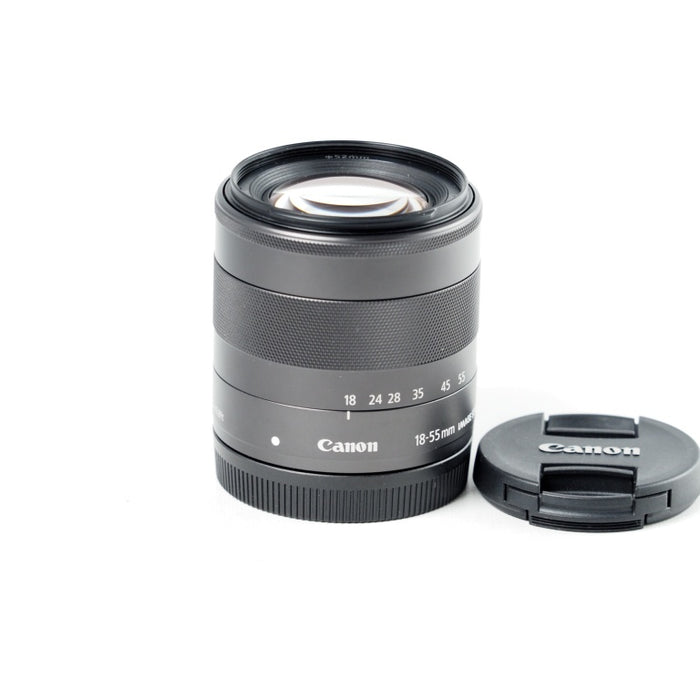 Canon キヤノン 標準ズームレンズ EF-M 18-55mm F3.5-5.6IS STM ミラーレス一眼対応 #14214