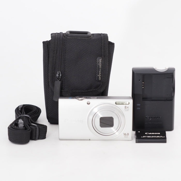 Canon デジタルカメラ PowerShot A4000IS シルバー 1600万画素 光学8倍ズーム PSA4000IS(SL) #13025