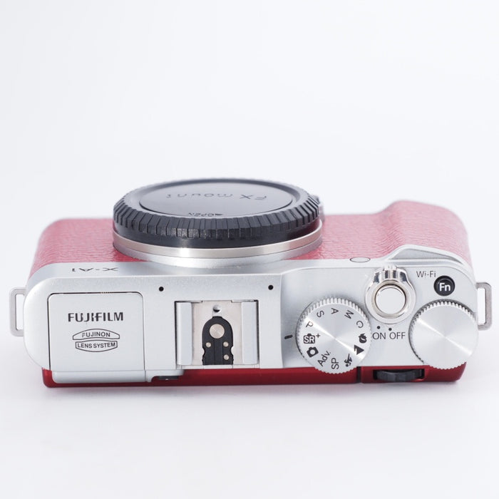 FUJIFILM フジフイルム ミラーレス一眼レフカメラ X-A1 レッド F X-A1R #10342