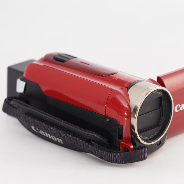 Canon デジタルビデオカメラ iVIS HF R52 レッド 光学32倍ズーム IVISHFR52RD Wi-Fi対応 #13325