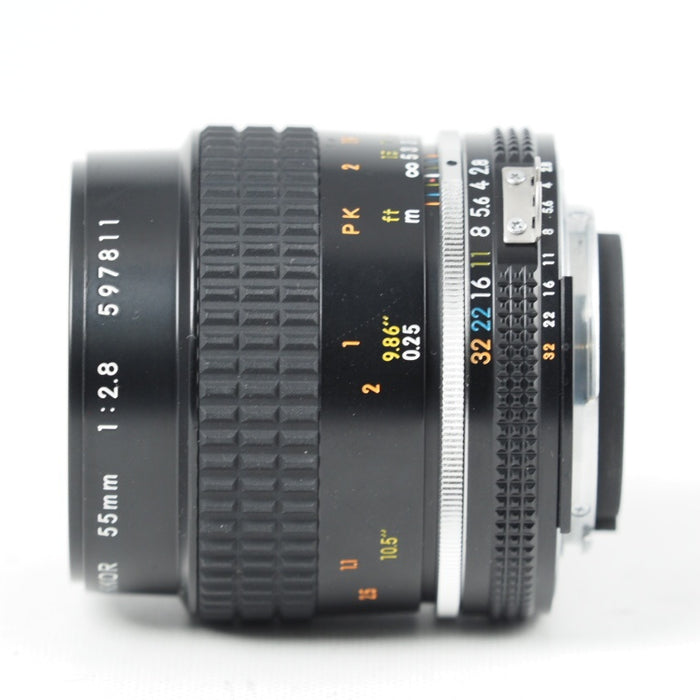 Nikon ニコン Ai-s Micro-NIKKOR 55mm F2.8 Fマウント MFレンズ #14075
