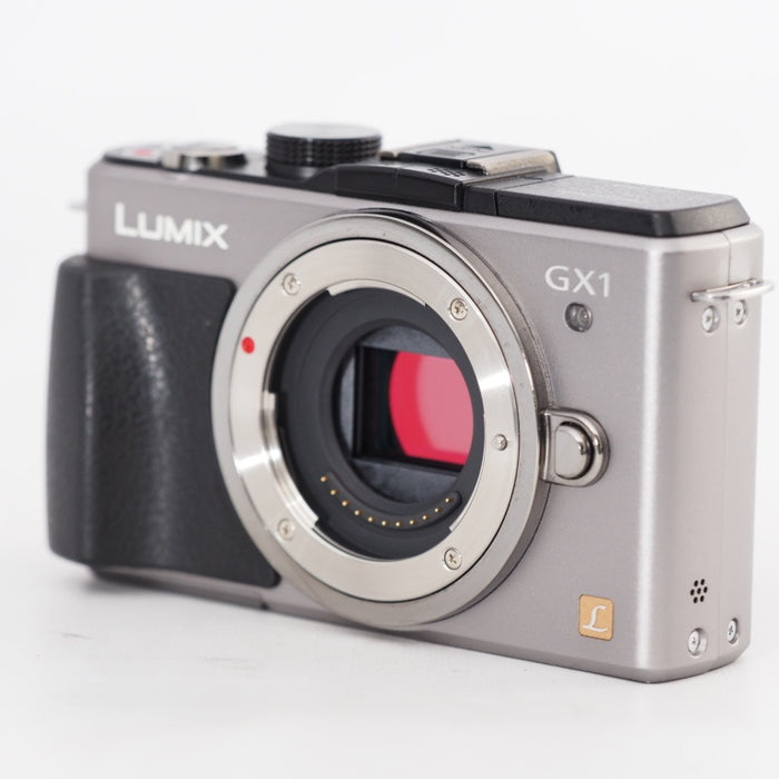 Panasonic パナソニック ミラーレス一眼カメラ ルミックス GX1 ボディ 1600万画素 ブレードシルバー DMC-GX1-S #13124