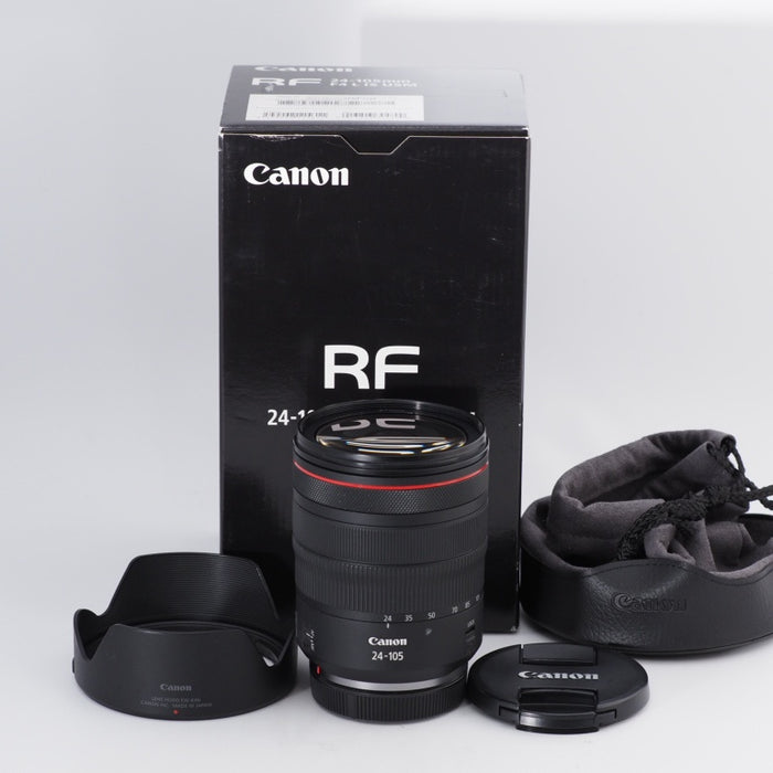 Canon キヤノン 中望遠ズームレンズ RF24-105mm F4L IS USM EOSR対応 全長107.3mm ブラック RF24-10540LIS #10833