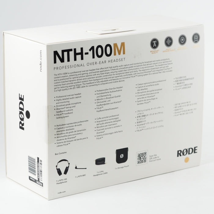 RODE Microphones ロードマイクロフォンズ NTH-100M オーバーイヤーヘッドセット NTH100M #14367【未使用品】