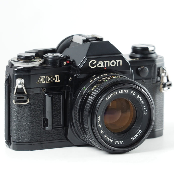 Canon AE-1 + New FD 50mm F1.8 MF一眼レフ フイルムカメラ #13911