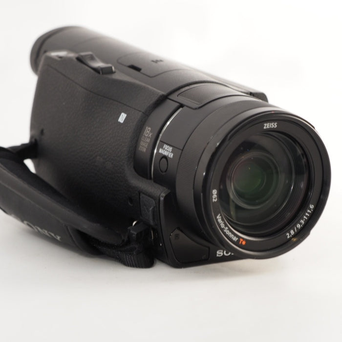 SONY ソニー ビデオカメラ Handycam FDR-AX100 4K 光学12倍 ブラック 海外言語対応モデル #13383